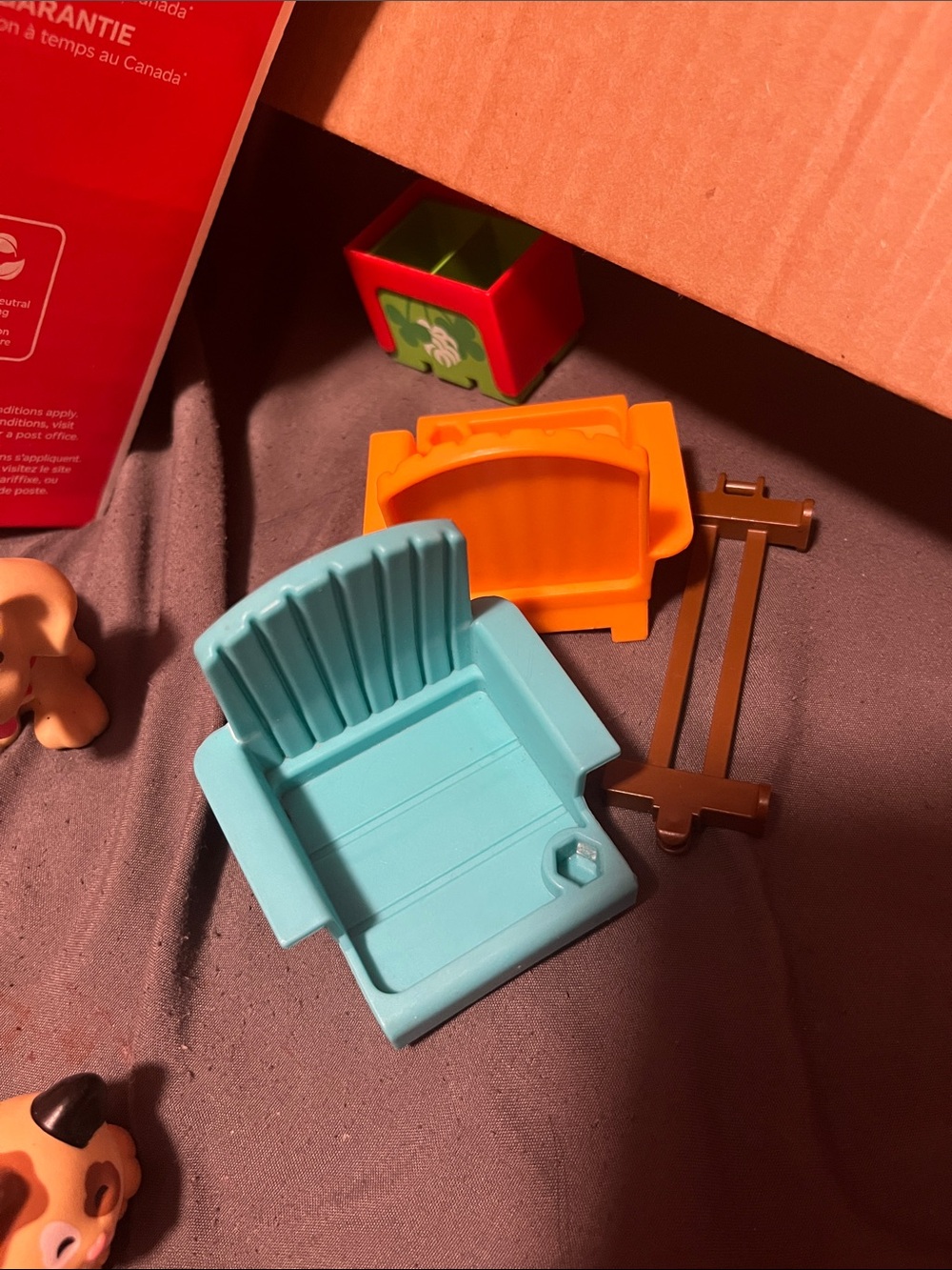 Blue and Orange Kids Toy Chairs & Accessories - Playset Furniture